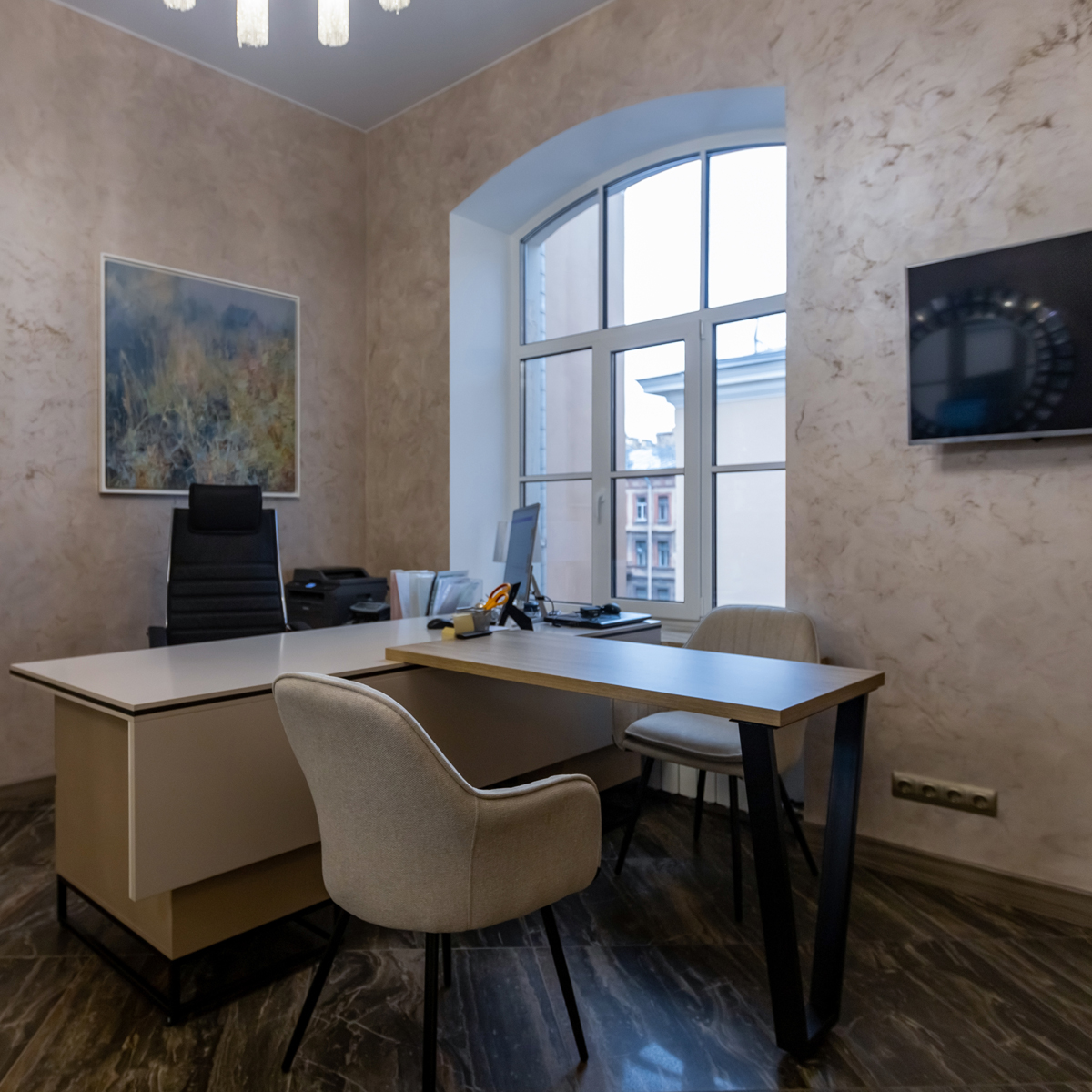 Проект по меблировке офиса для адвокатской конторы