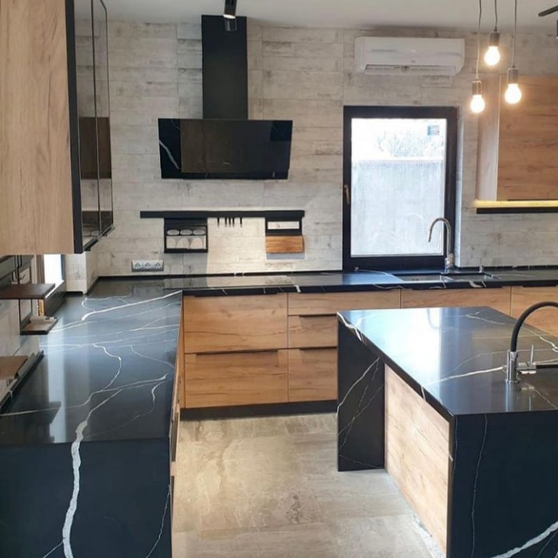 Кухня по индивидуальному проекту в частный дом